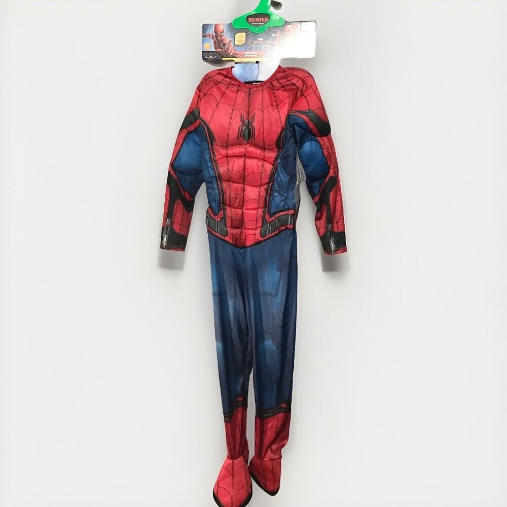 Spiderman Marvel Rubies Muscle Chest No Mask Or Gloves Costume Size Large